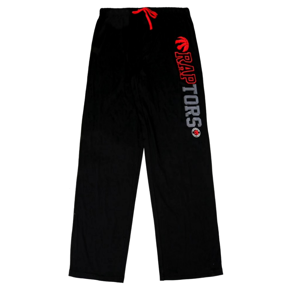 NEW! NBA Toronto Raptors light track pants or sleep pants, black red